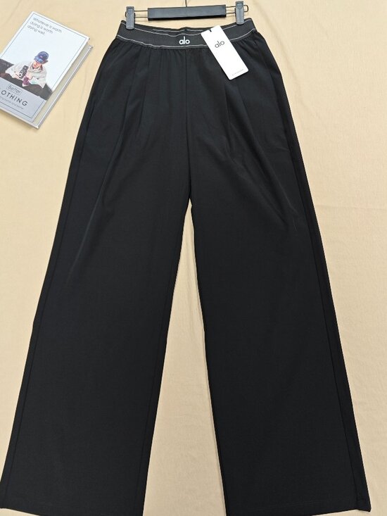 ALO Yoga Pants - Brand New ALO Yoga 😘 Black Suit Up Trouser Straight-leg , Regular Sz XS-S